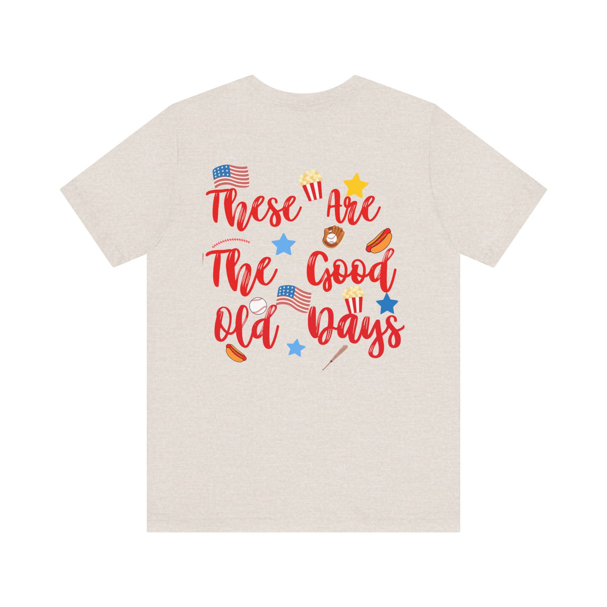 These Are The Good Old Days Tee | Retro Baseball Shirt