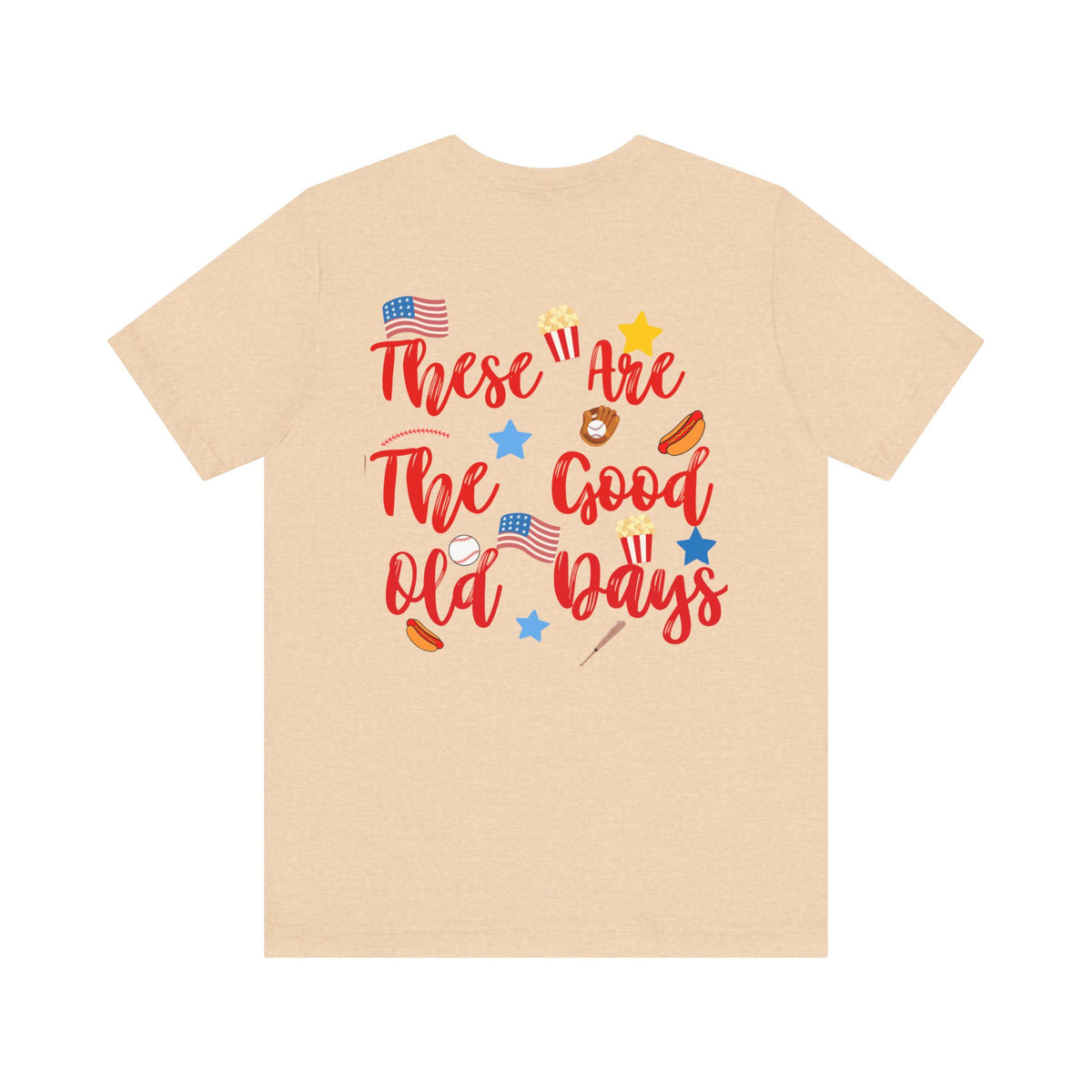 These Are The Good Old Days Tee | Retro Baseball Shirt
