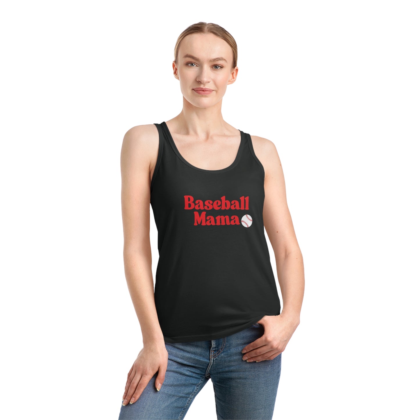 Baseball Mama Women's Dreamer Tank Top - Perfect for Game Day and Summer Outings