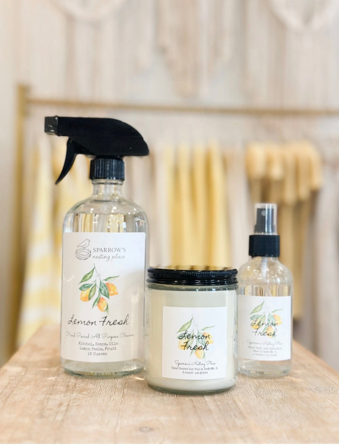 Spring Hand Poured Soy Candles
