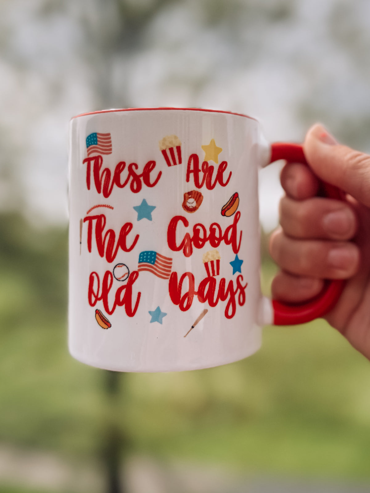These Are The Good Old Days Mug | Baseball Season Gift