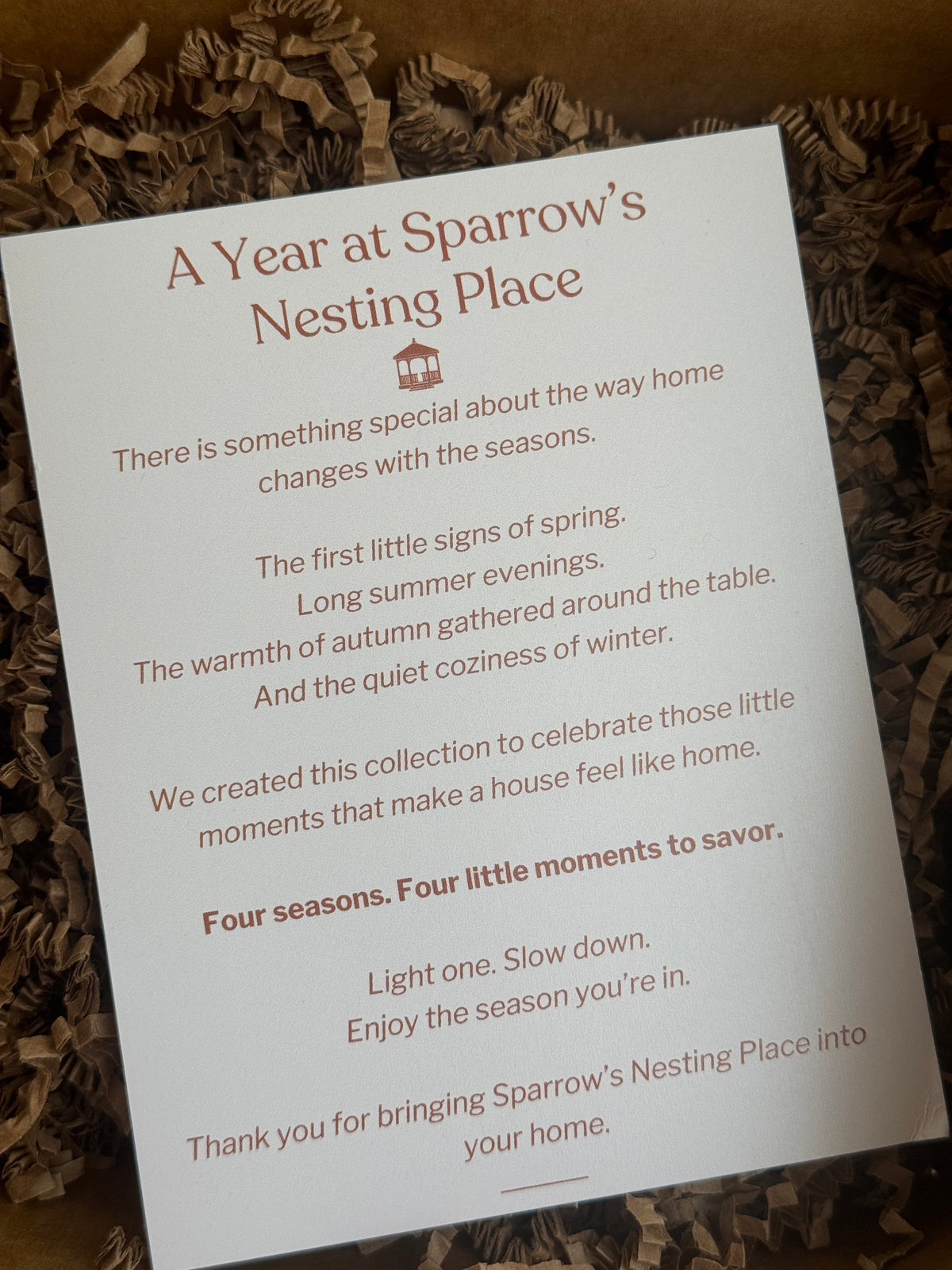 A Year at the Market: Four seasons. Four scents. One cozy home.