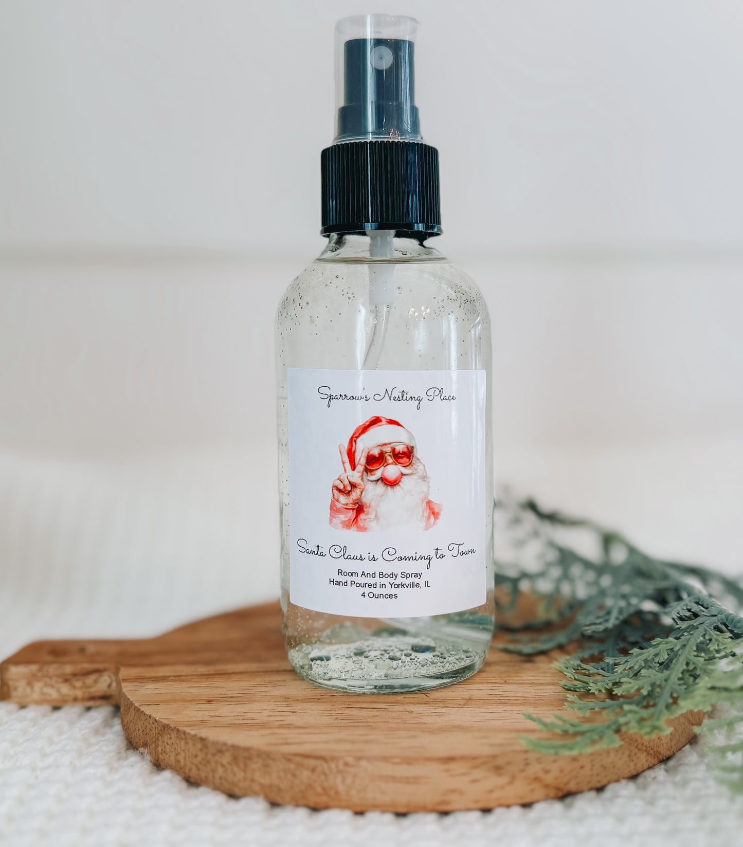 Christmas Room, Body, and Linen Sprays – 4 oz | Non-Toxic