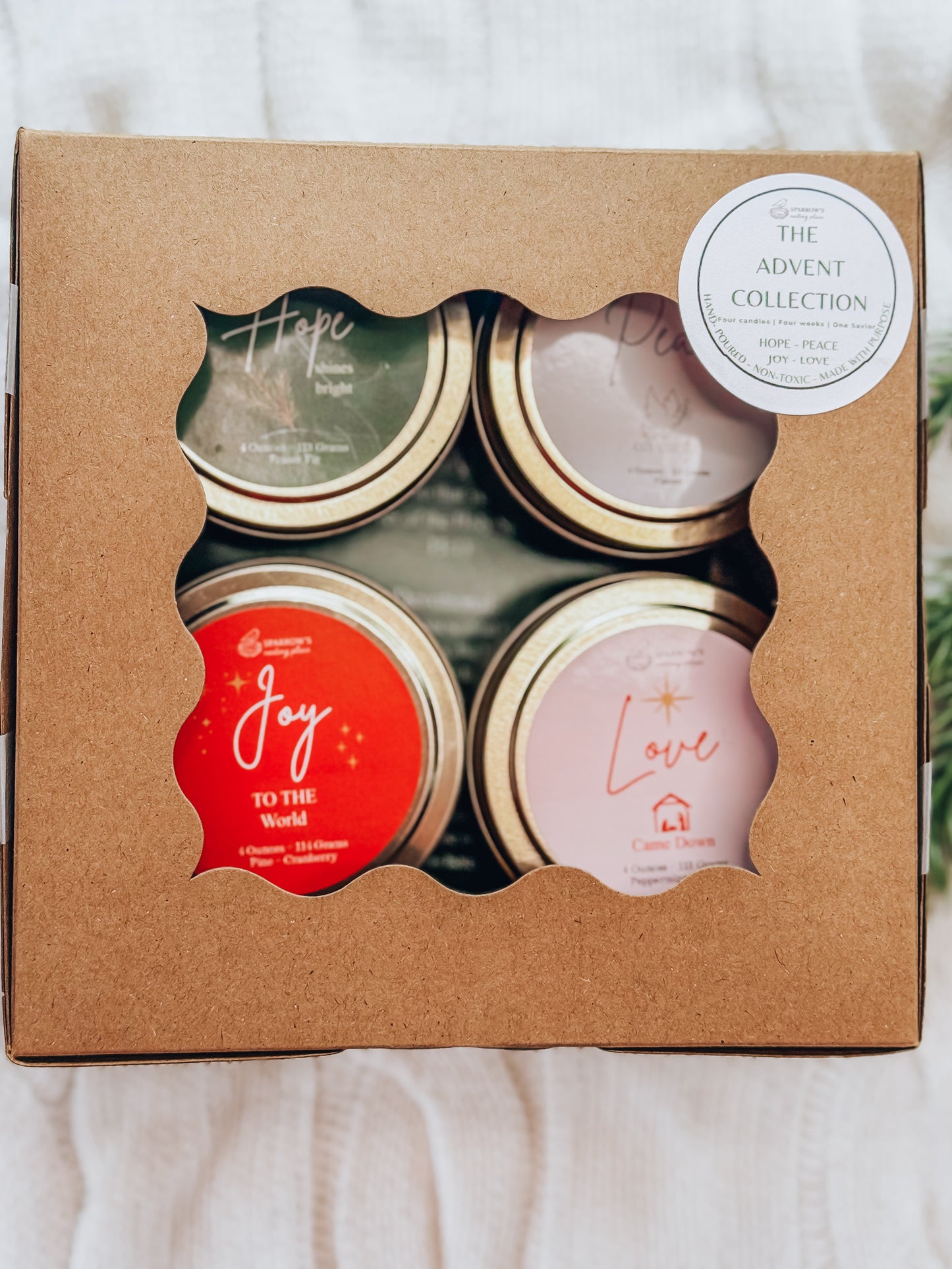 A Season of Light: Advent Candle Set & Devotional Set
