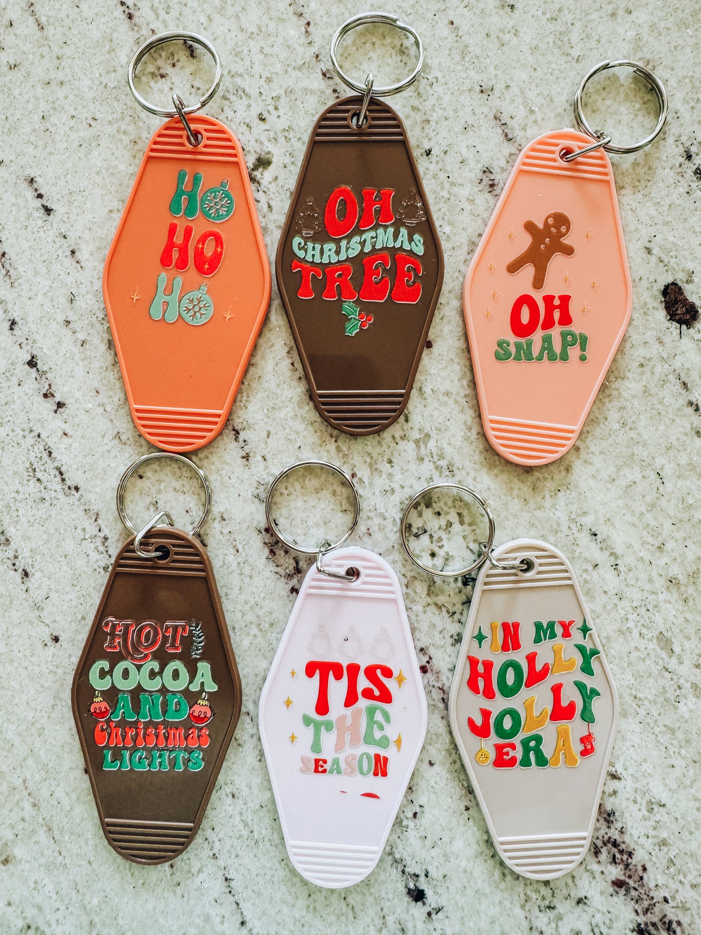 Holiday Motel Keychains – Handmade by My Daughter