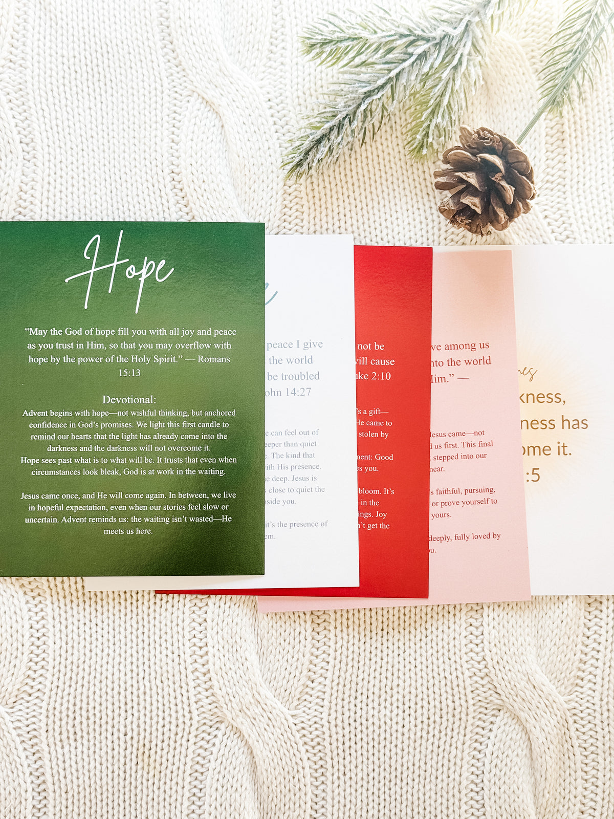 A Season of Light | Advent Devotional Card Set