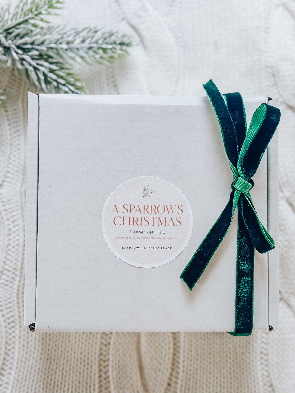 A Sparrow’s Christmas| Christmas Cleaner Refill Trio
