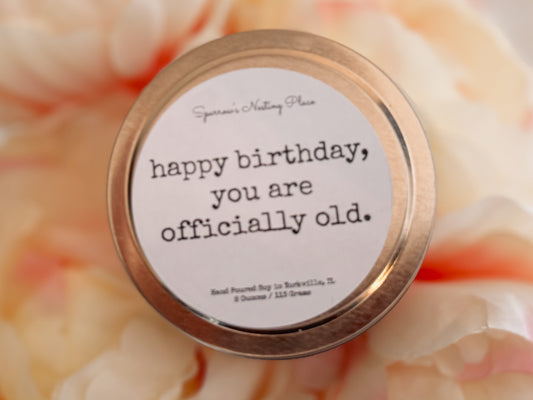 Mini Special Occasion Candles | 4 ounces