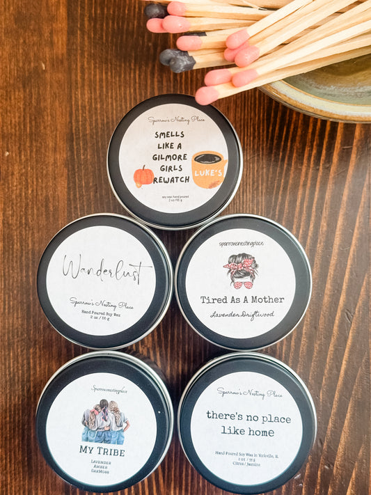 The Nest Scent Sampler: 5 curated candles
