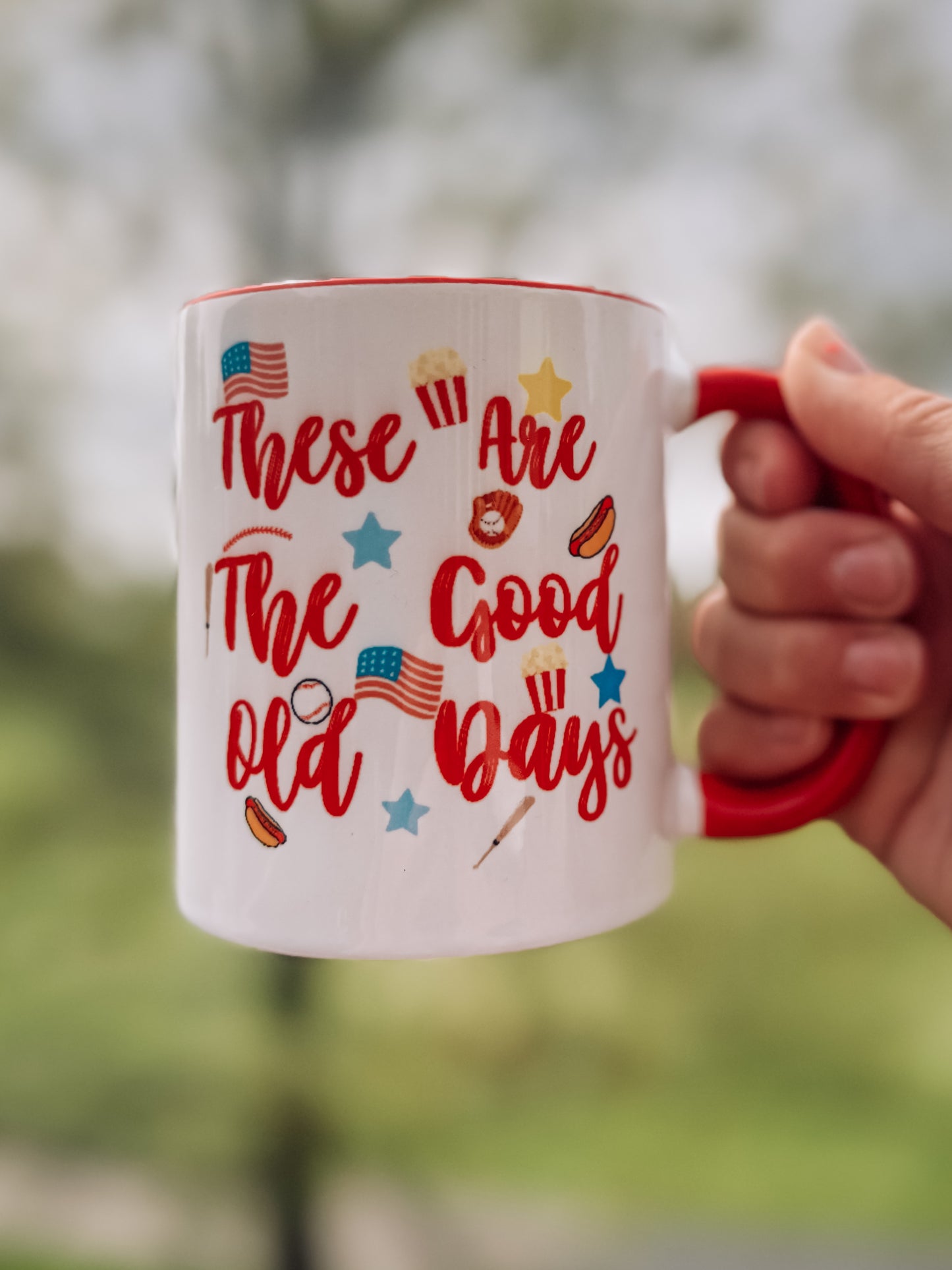 These Are The Good Old Days Mug | Baseball Season Gift