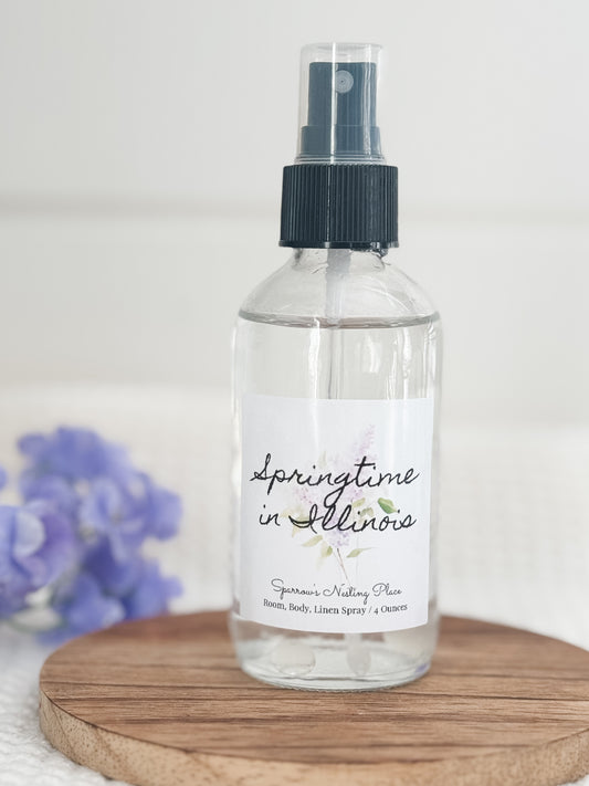 Springtime in IL Room, Body and Linen Spray