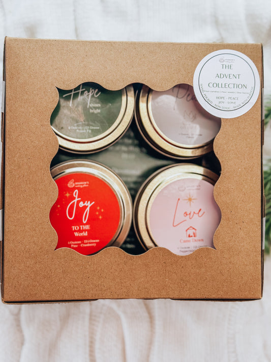 A Season of Light: Advent Candle Set & Devotional Set