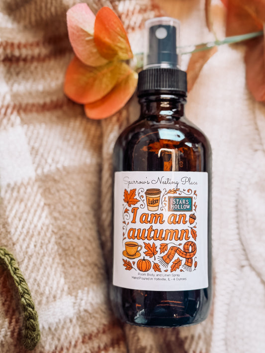 I am Autumn- Room, Body, Linen Spray- Limited Edition