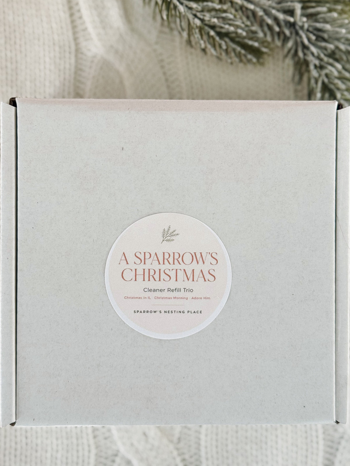 A Sparrow’s Christmas| Christmas Cleaner Refill Trio