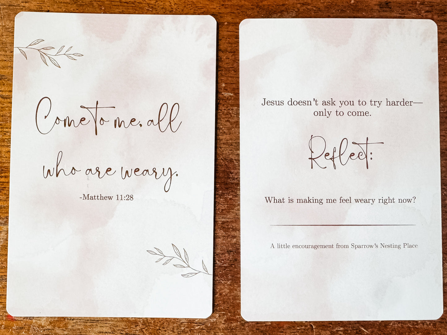 Scripture Reflection Cards – Set of 8