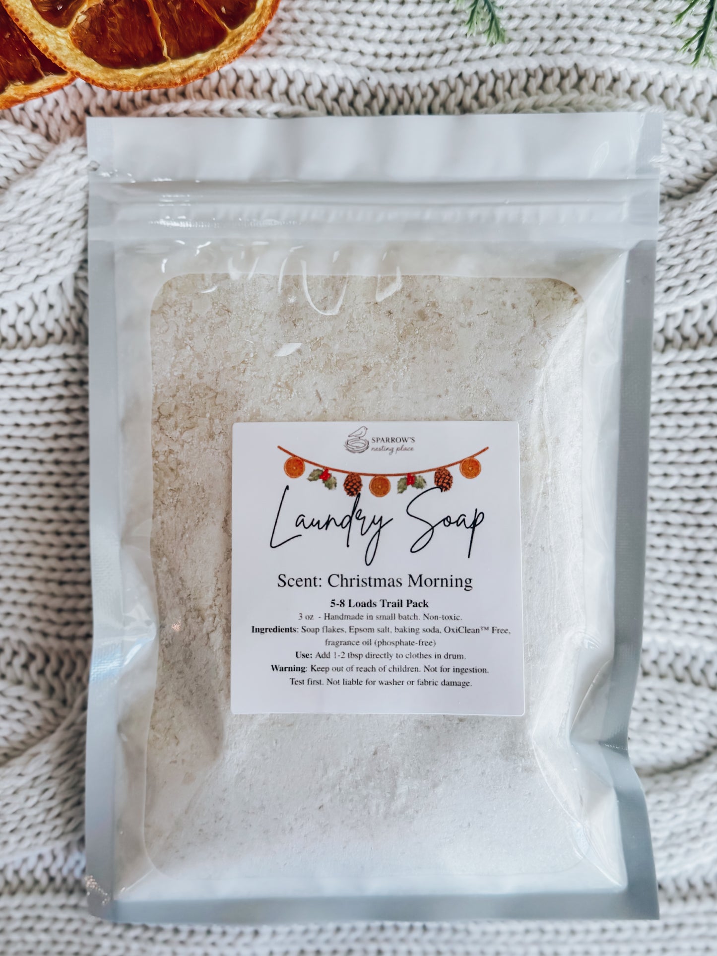 Sample-Size Laundry Soap – 5 Cozy Scents Options