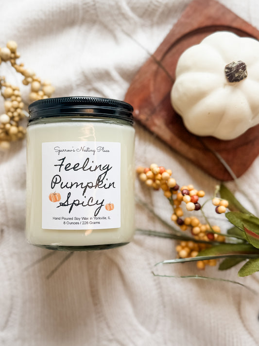 Feeling Pumpkin Spicy Candle | 8oz
