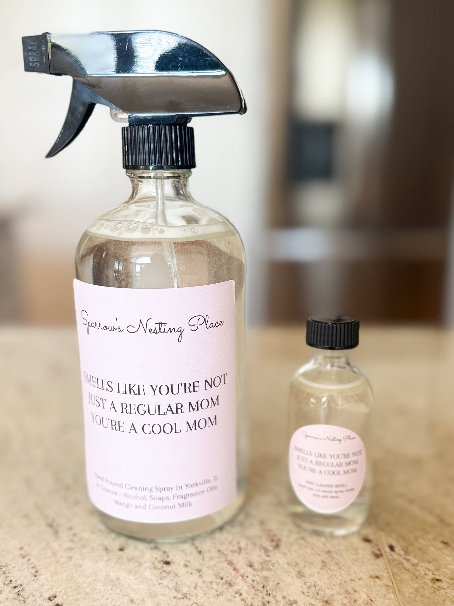 Cool Mom Cleaning Set – Coconut Milk + Mango (Spray + Refill)